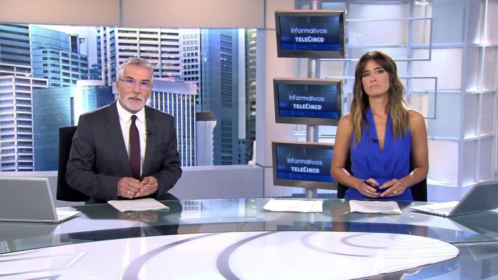 Con David Cantero e Isabel Jiménez Informativos Telecinco 2023 Mediodía 08/09/2023
