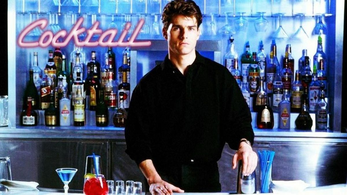 Tom Cruise en Cocktail (1988)