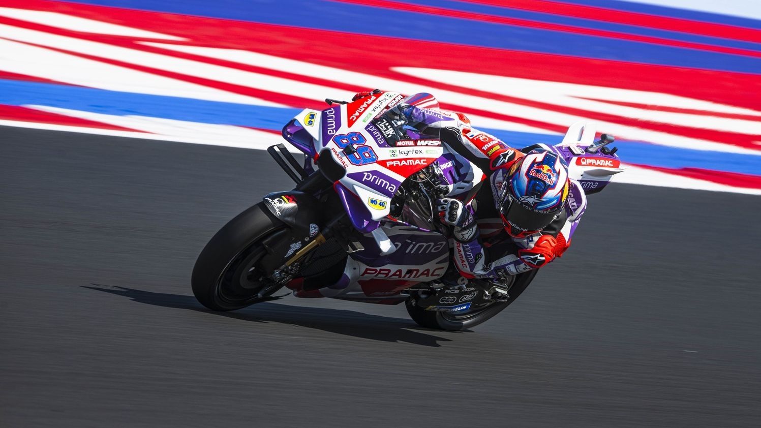 Jorge Martín en el circuito de Misano