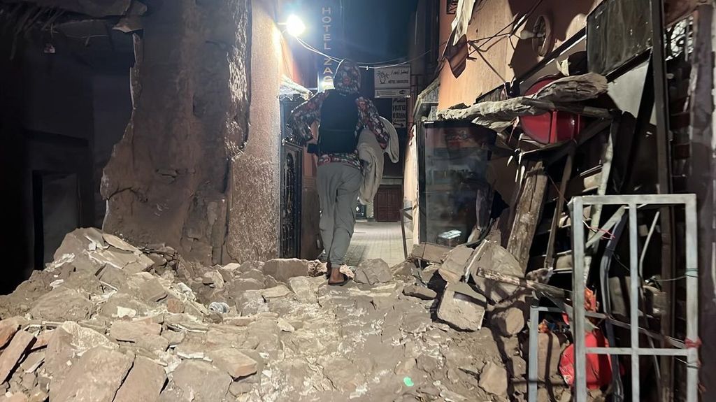 Terremoto en Marruecos de magnitud 6,9