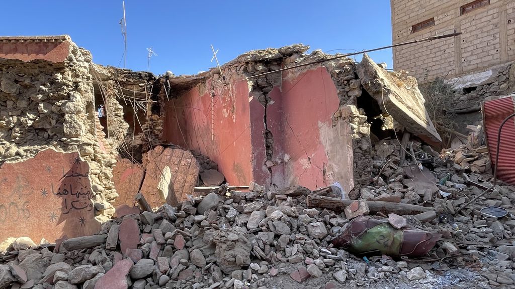 Escombros en Marrakech tras el terremoto que ha costado más de 2000 vidas