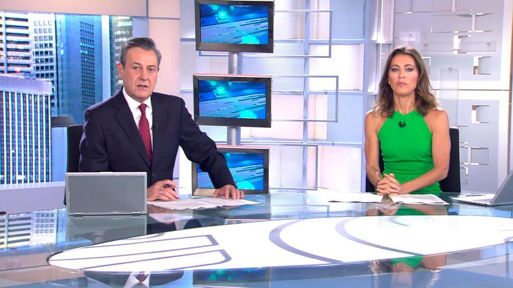 Con José Ribagorda y Ángeles Blanco Informativos Telecinco 2023 Mediodía 10/09/2023