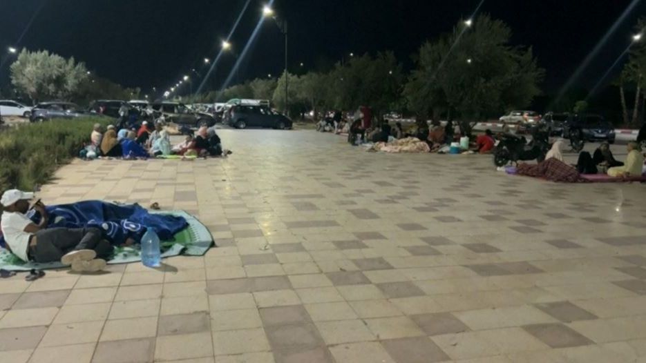 Noche a la intemperie en Marrakech