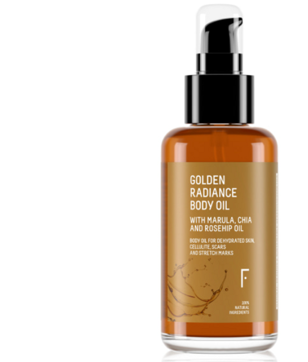 El aceite Golden Radiance Body Oil de Freshly Cosmetics