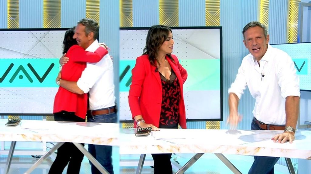 Joaquín Prat y Patricia Pardo se funden en un abrazo en el estreno: "Estoy nervioso"