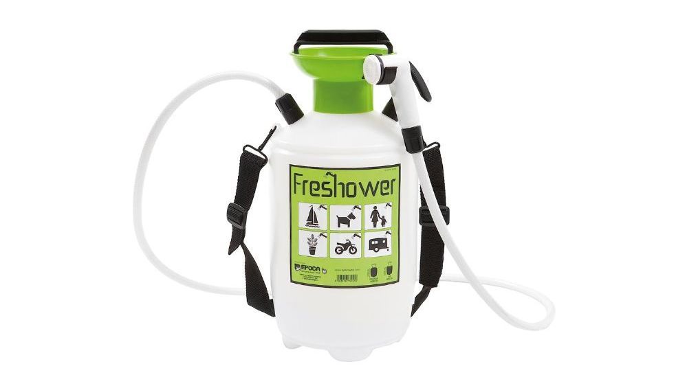 Pequeña ducha portátil de Epocaspa