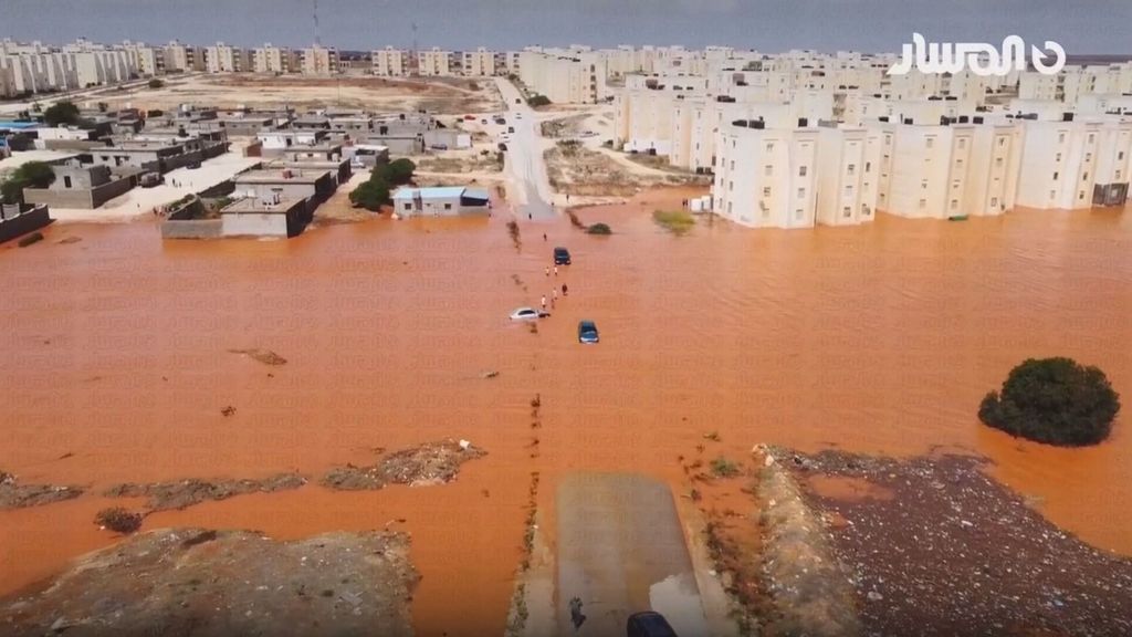 Cruz Roja cifra en 10.000 los desaparecidos por las inundaciones en Libia