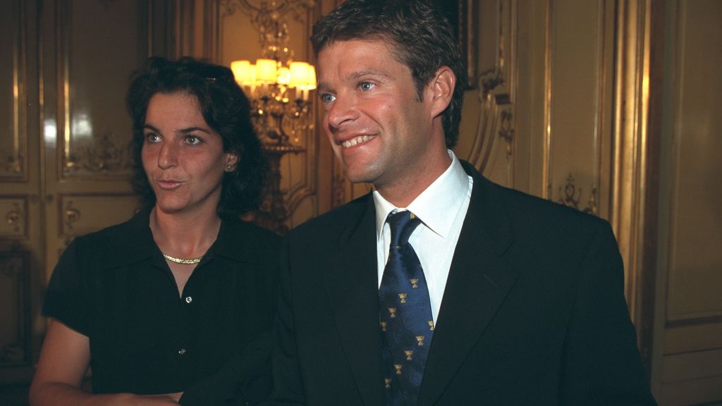 Arantxa Sánchez Vicario con su primer marido, el periodista deportivo Joan Vehils