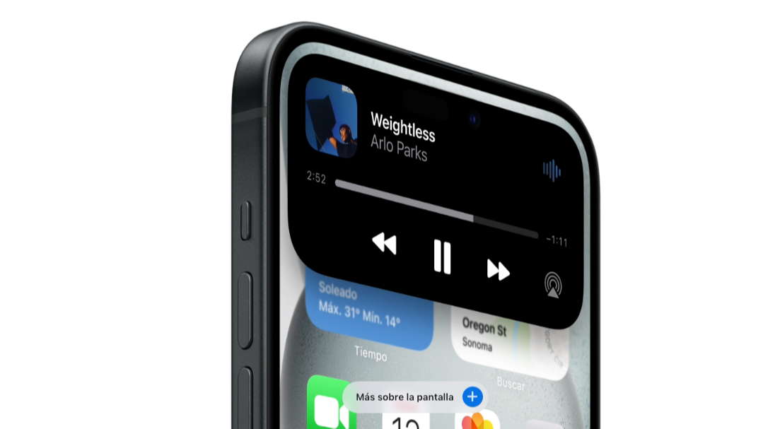 El nuevo iPhone 15 y su isla dinámica