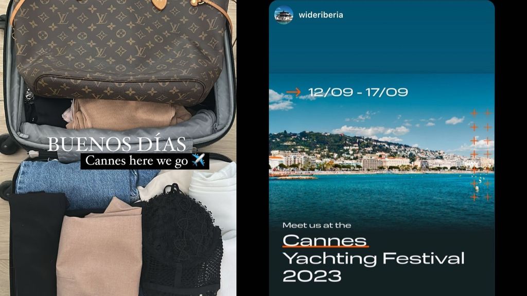 El viaje de Ivana Icardi a Cannes para su negocio de yates