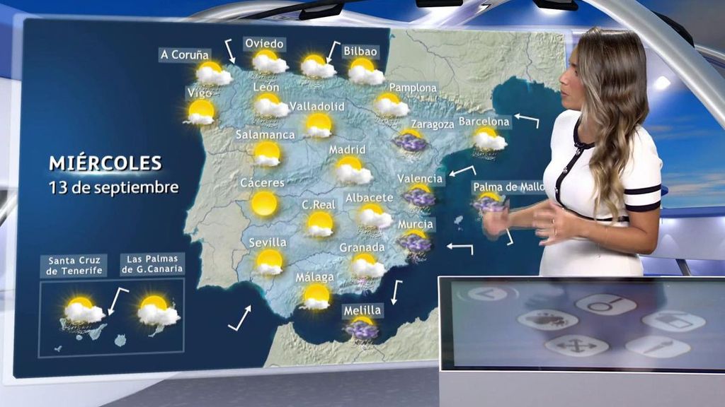 La alerta por lluvias se extenderá el martes, con especial riesgo en el Mediterráneo