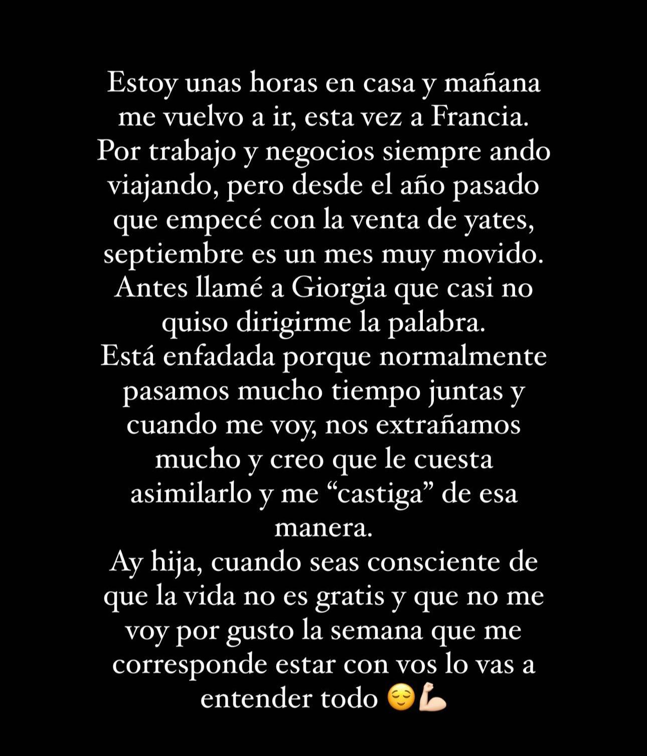 La reflexión de Ivana Icardi tras contar que se dedica a vender yates