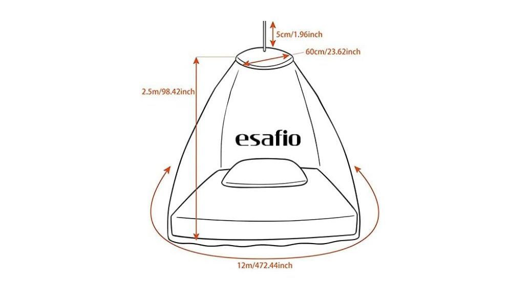 Mosquitera para uso en camas