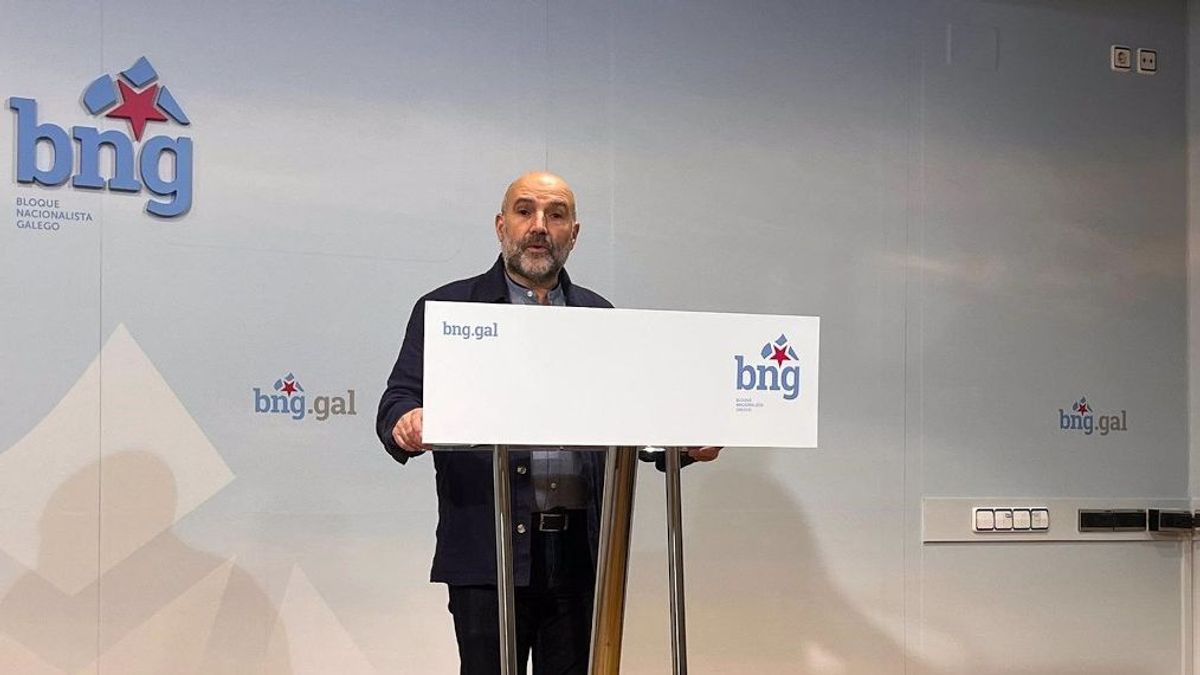 Néstor Rego, diputado del BNG. Néstor Rego, diputado del BNG.