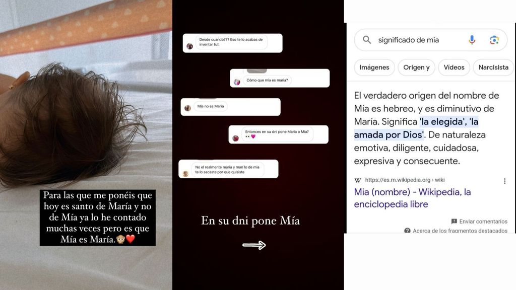 Lucía Sánchez aclara cómo se llama su hija en común con Isaac Torres