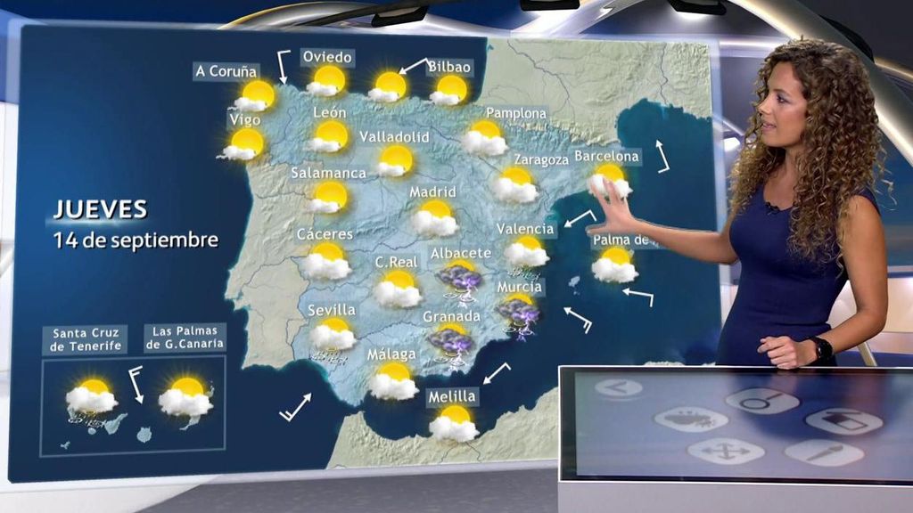 España, en alerta por las lluvias de barro y tormentas previstas el jueves
