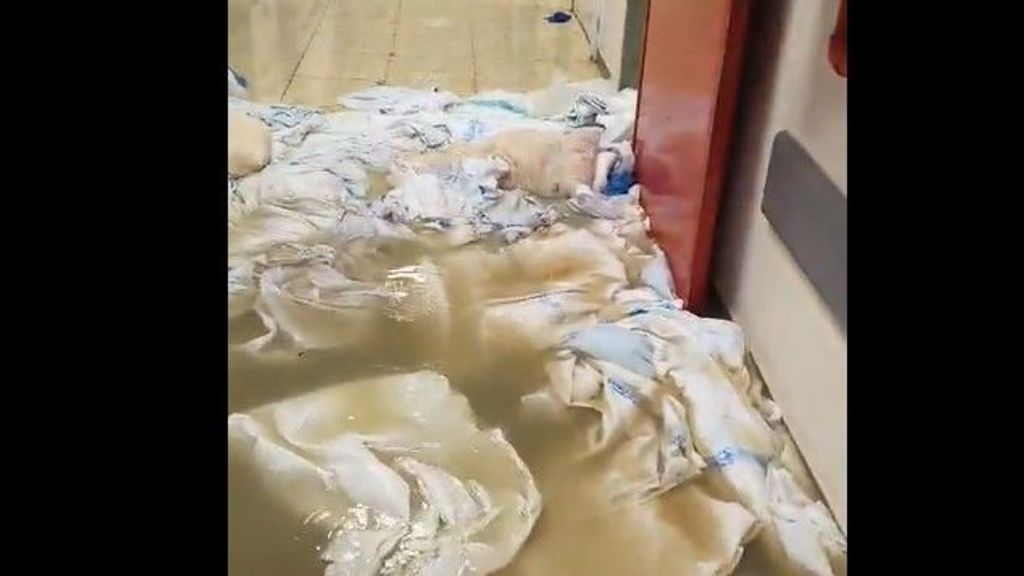 Colapso en el Hospital de la Paz: una inundación provoca que no puedan recibir más pacientes