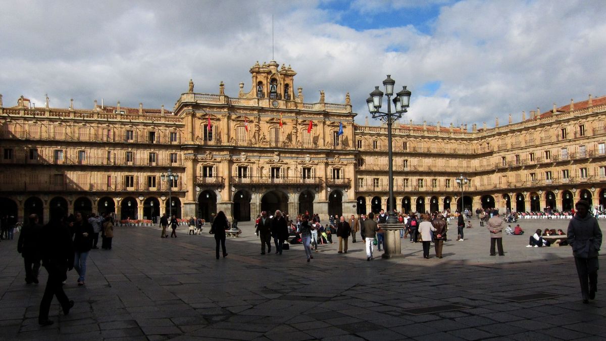 La Plaza Mayor de Salamanca