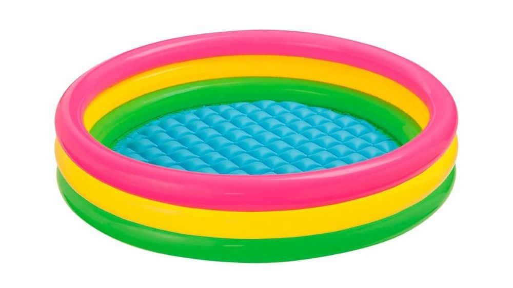 Piscina hinchable para niños con 136 litros de capacidad