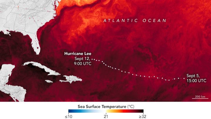 Temperatura del Atlántico