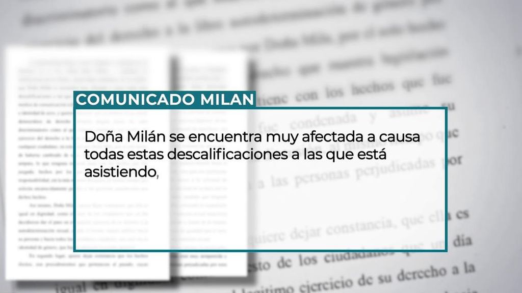 El comunicado de la abogada de Milan: "Pido respeto público para su persona"