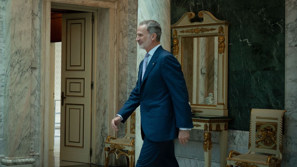 EuropaPress 5253242 rey felipe vi llegada audiencia palacio albeniz barcelona junio 2023 EuropaPress 5253242 rey felipe vi llegada audiencia palacio albeniz barcelona junio 2023