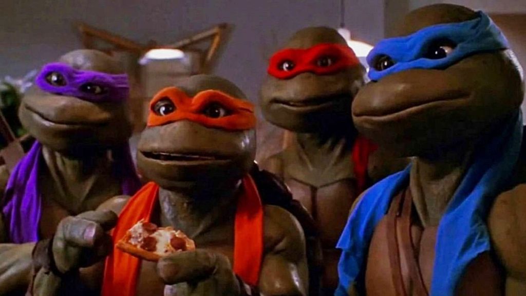 Las Tortugas Ninja adoran la pizza