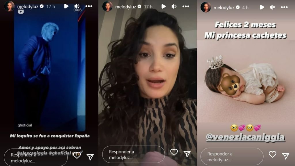Melody Luz, el mayor apoyo de Alex Caniggia