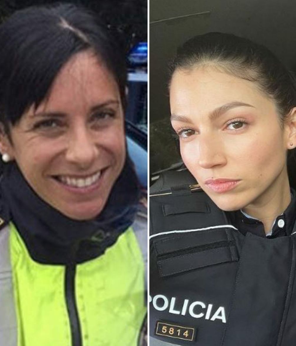 Rosa Peral (izquierda) y Úrsula Corberó (derecha), que interpreta a Rosa Peral en la serie de Netflix