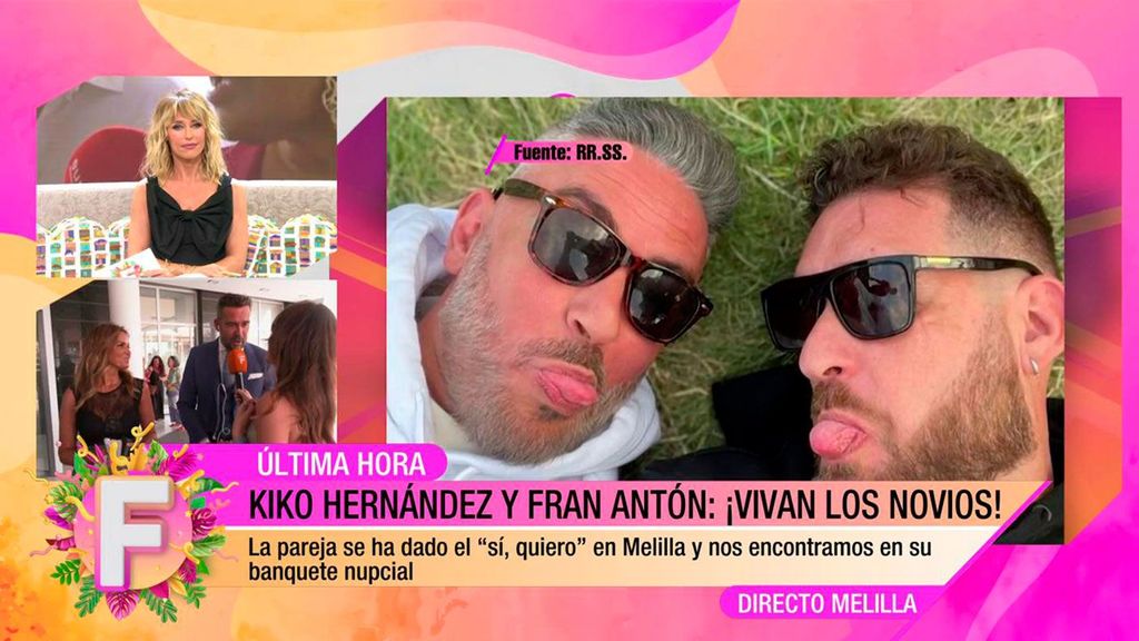 Bombazo en la boda de Kiko Hernández y Fran Antón Fiesta 2023 Programa 109