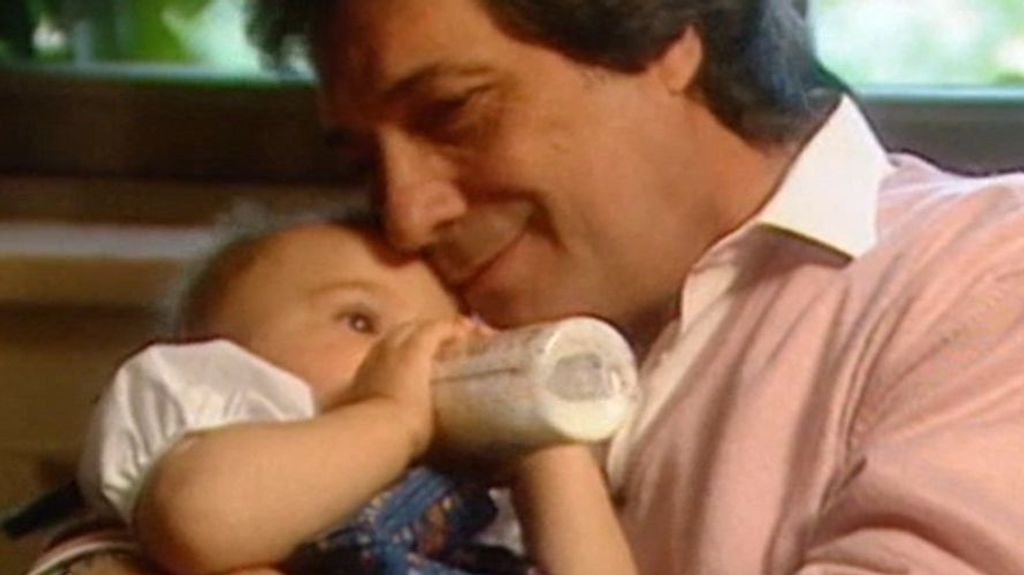 Daniel Sancho, con su abuelo, el actor Sancho Gracia