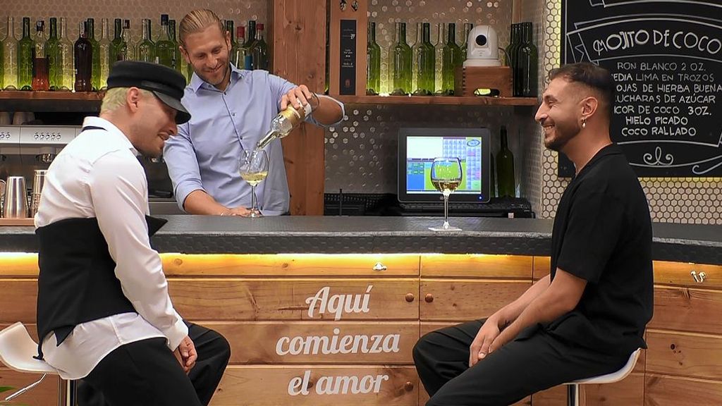 David y Fabio durante su cita en 'First Dates'