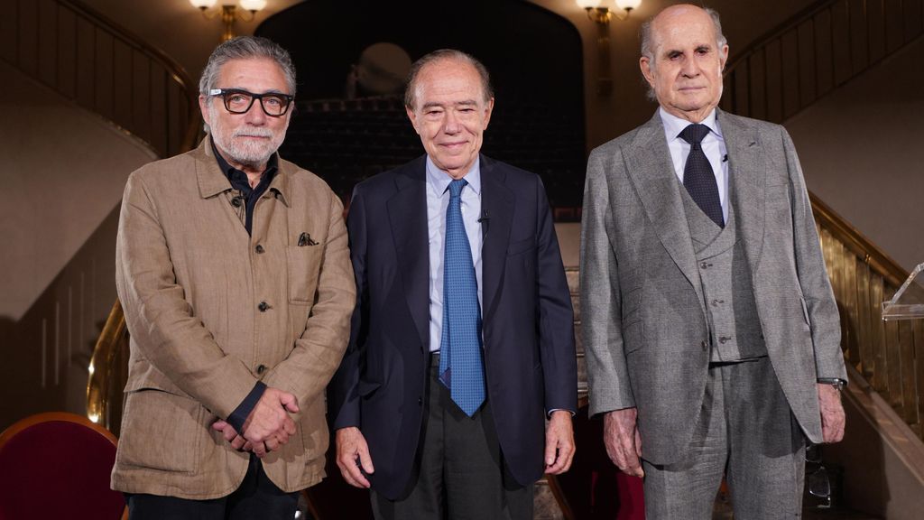 Jaume Plensa, Gregorio Marañón y Juan Antonio Pérez Simón