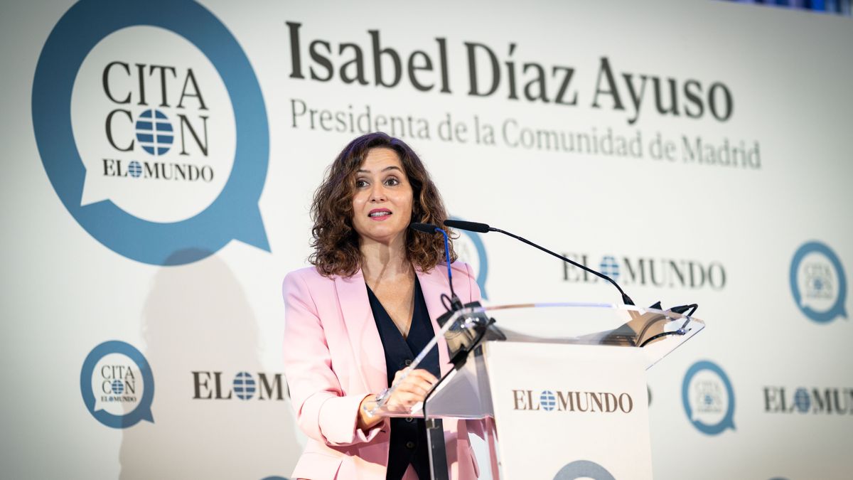 La presidenta de la Comunidad de Madrid, Isabel Díaz Ayuso La presidenta de la Comunidad de Madrid, Isabel Díaz Ayuso