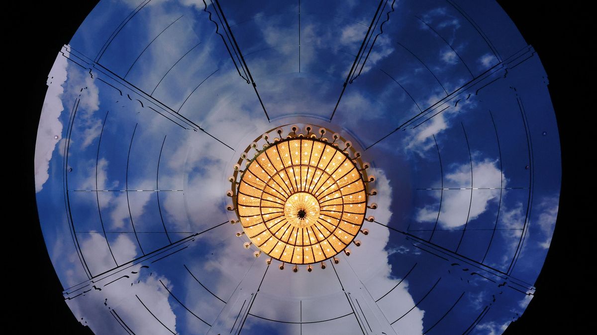 Vista del proyecto artístico ‘Cielo’ del Teatro Real. Vista del proyecto artístico ‘Cielo’ del Teatro Real.