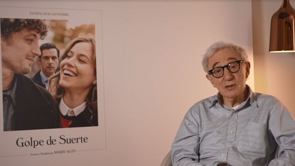 Woody Allen presenta en España su última película, ‘Golpe de suerte’