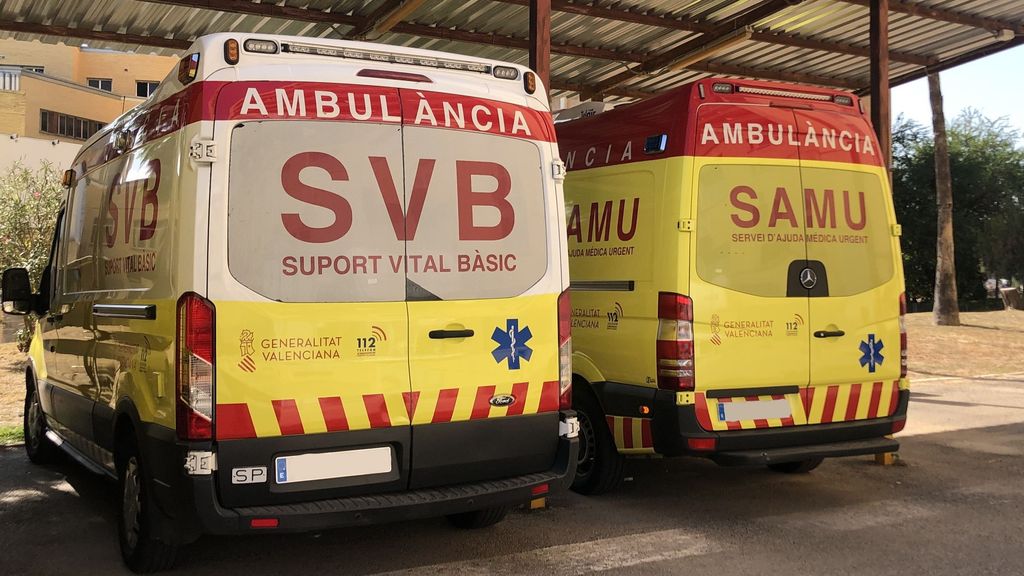 Ambulancias del servicio de emergencias de la Generalitat Valenciana