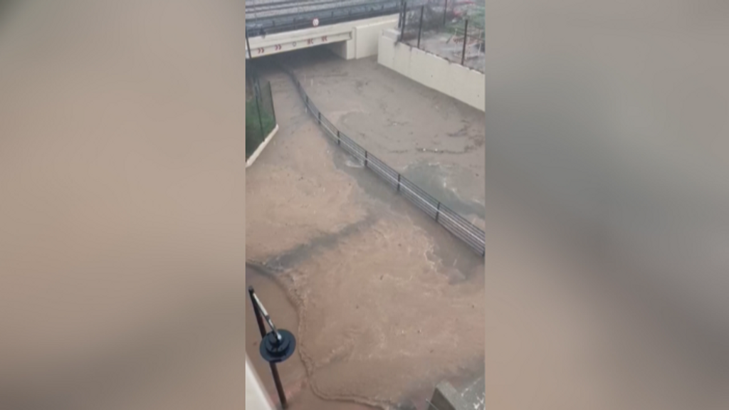 La DANA deja más de 30 litros de agua en menos de una hora y episodios de granizo en Silla y otros municipios de Valencia