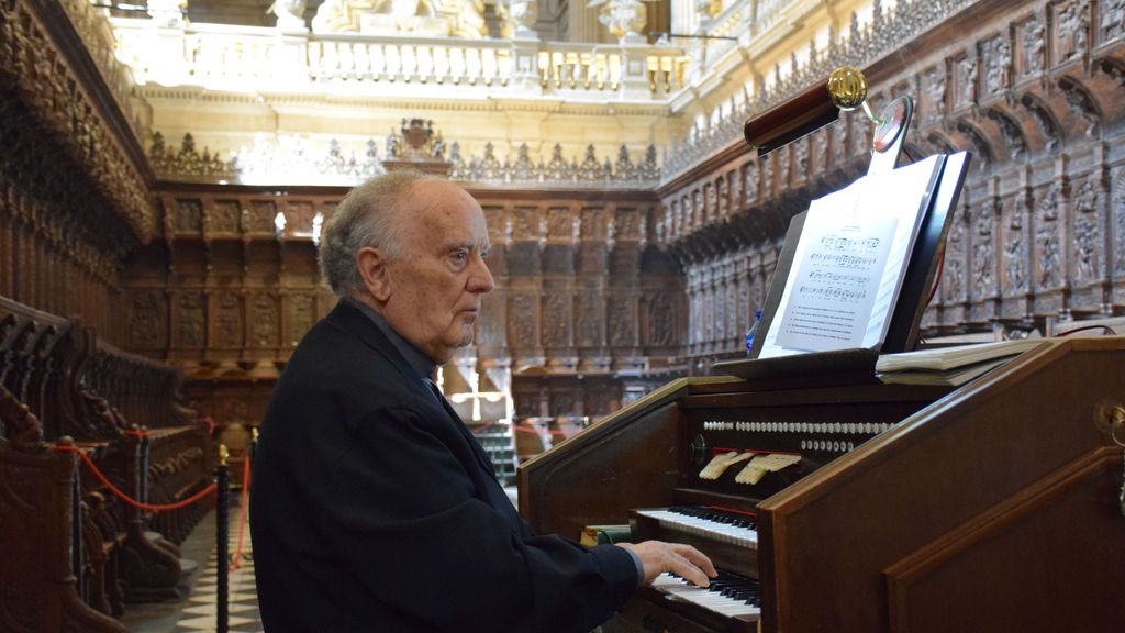 Alfonso Medina Crespo, organista de la catedral de Jaén.