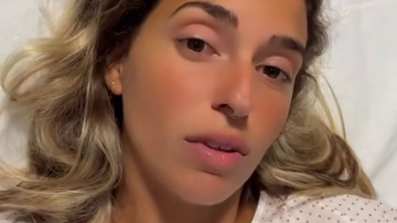 Claudia Acebedo explica el motivo por el que ha estado ingresada