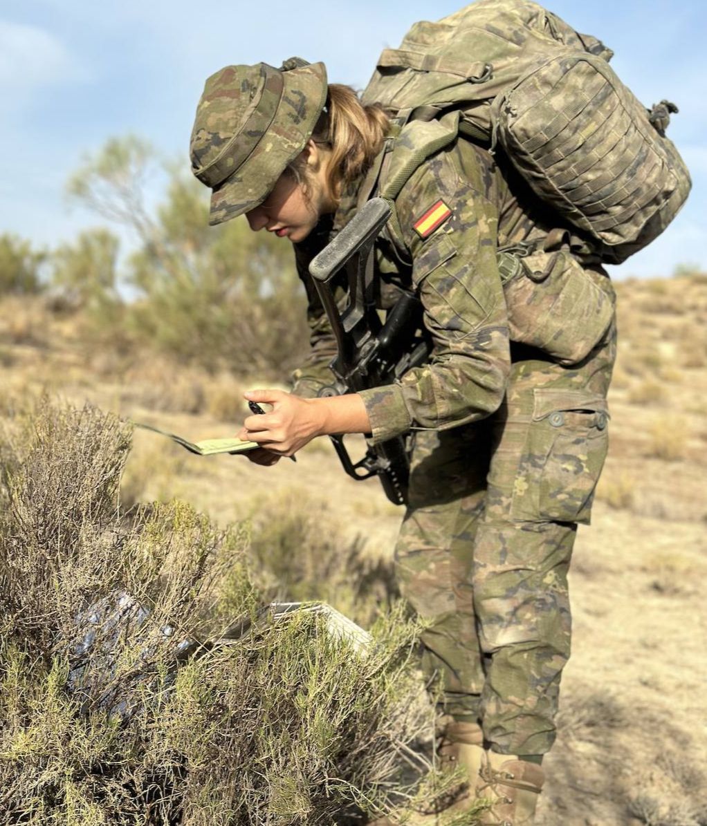 Leonor se orienta para una de las misiones