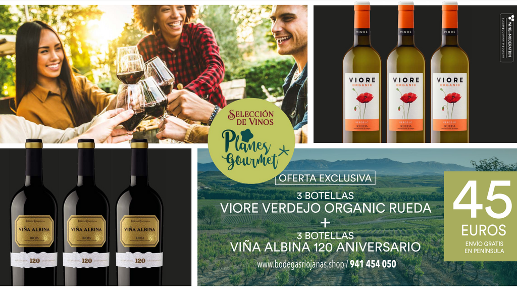 Selcción de vinos 'Planes Gourmet' de Bodegas Riojanas