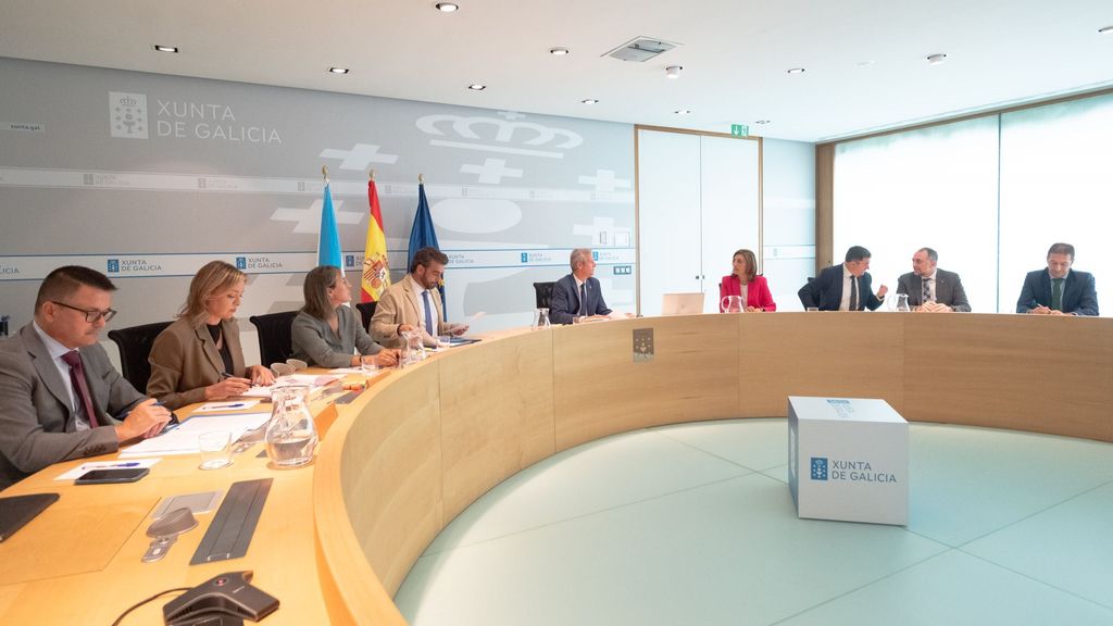 Imagen de la reunión semanal del Consello de la Xunta