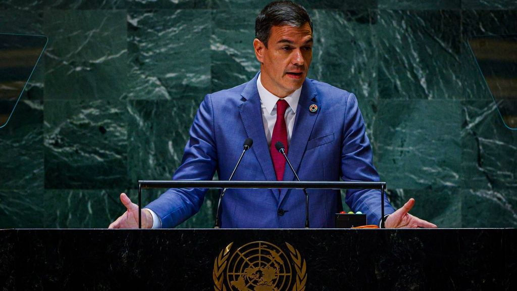 Pedro Sánchez interviene en la Asamblea de la ONU
