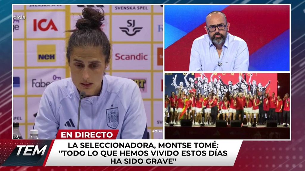 Montse Tomé: "esto no es un problema deportivo. Yo siempre he intentado ayudar" Todo es mentira 2023 Programa 1180