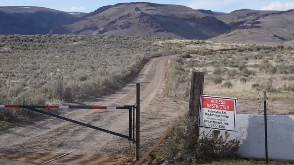 Aspecto actual de la mina McDermitt  FOTO NEVADA CORP