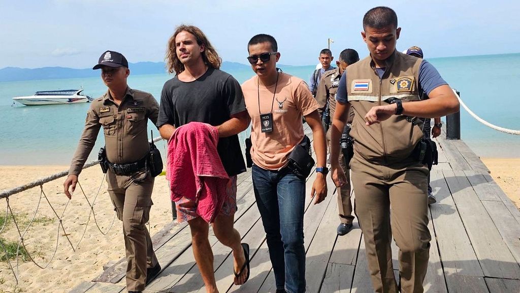 Daniel Sancho, detenido en Tailandia