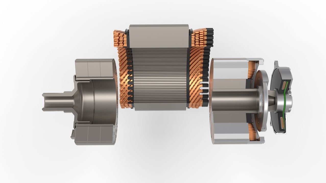 El motor eléctrico sin tierras raras de Mahle. FOTO MAHLE