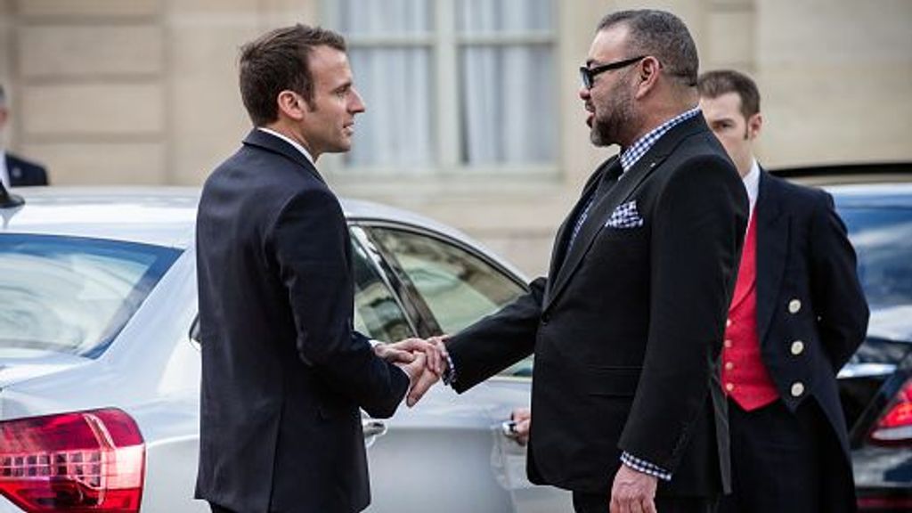 Macron y Mohamed VI en imagen de archivo