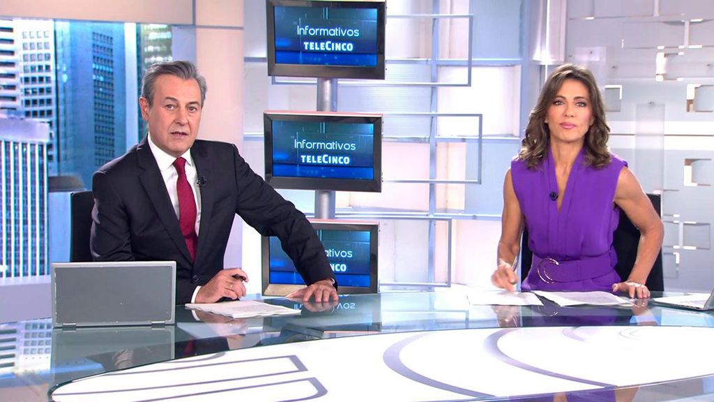 Con José Ribagorda y Ángeles Blanco Informativos Telecinco 2023 Mediodía 23/09/2023
